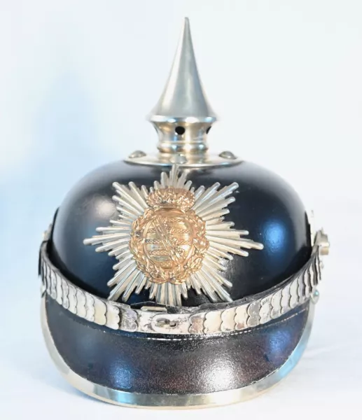 Saxon Leib Infantry Regiment 100. Enlisted Pickelhaube Visuel 1 principal